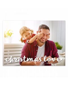 Christmas Love Custom Photo Card