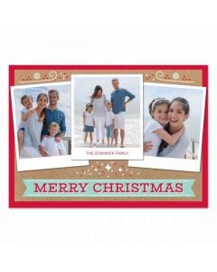Merry Photos Custom Photo Christmas Card