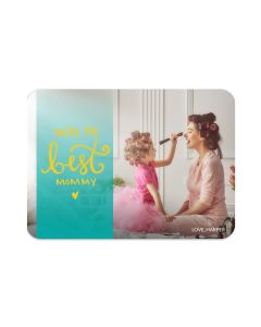 Best Mom Mother's Day Personalized Photo Card
