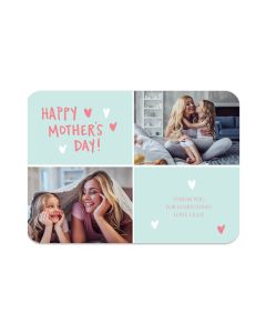 Hearts Happy Mother's Day Custom Photo Card