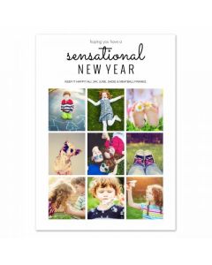 Photocentric Personalized Photo New Years Card