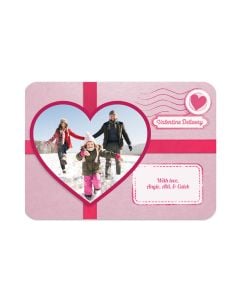 Delivery Personalized Photo Valentine's Day Card