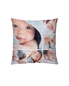 6 Photo Collage Custom Photo Pillow