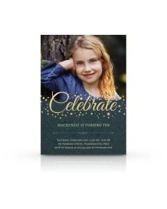 Celebrate Personalized Photo Birthday Card
