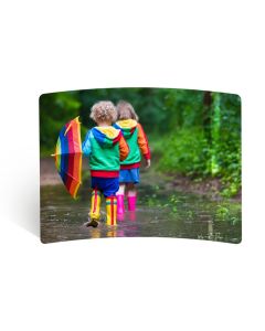 Customized Curved Metal Print