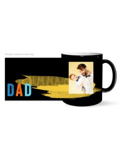 Paint Stroke Dad Custom Mug
