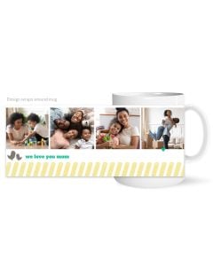 Mom Diagonal Personalized Mug