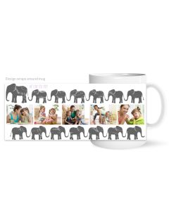 Mom Elephant Personalized Mug
