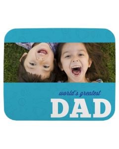 Greatest Dad Personalized Photo Mouse Pad