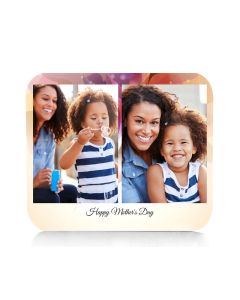 Floral Burst Personalized Photo Mouse Pad