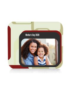 Funky Shapes Personalized Photo Mouse Pad