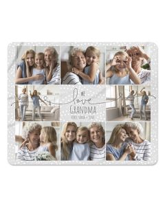 Personalized We Love You Photo Blanket