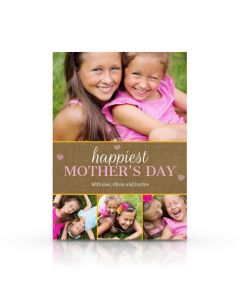 Happiest Mother's Day Customized Photo Card