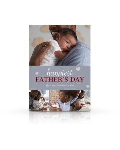 Happiest Father's Day Personalized Photo Card