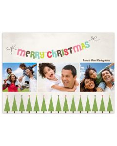 Christmas Tree Lot Personalized Photo Card