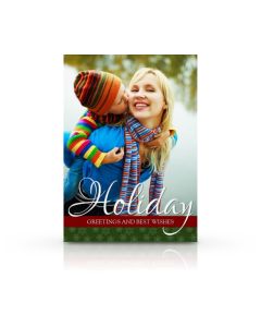 Holiday Greetings Custom Photo Card