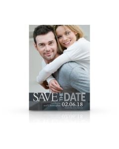 Modern Personalized Save The Date Card