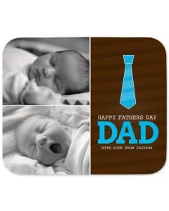 Dad's Tie Personalized Photo Mouse Pad