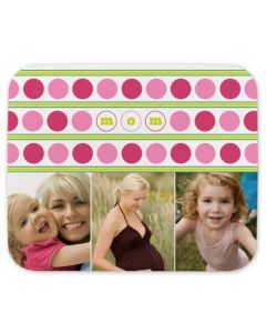 Dots Mom Custom Photo Mouse Pad