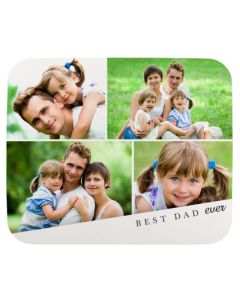 Best Dad Ever Custom Photo Mouse Pad