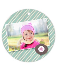Baubles Customized Photo Christmas Ornament