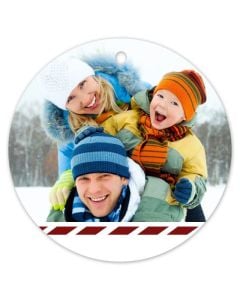 Christmas Tag Customized Photo Ornament