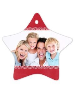 Spread Good Greetings Personalized Christmas Photo Ornament