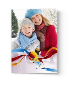Painting in Motion Personalized Photo Card