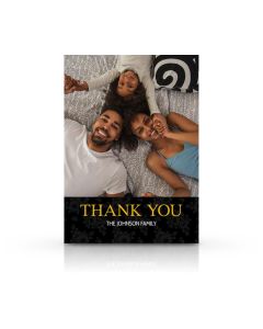 Sentiments Thank You Personalized Photo Card