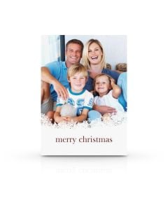 Snowtime Personalized Christmas Photo Card