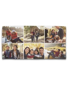 6 Grid Personalized Photo Towel