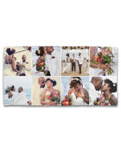 8 Grid Custom Photo Towel