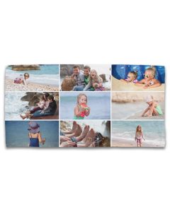 9 Grid Custom Photo Towel